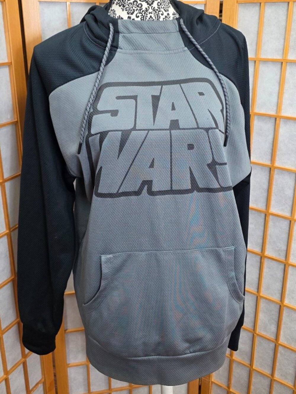 Star Wars Men's Raglan Waffle Knit Hoodie